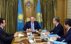 President Nursultan Nazarbayev holds meeting on implementation of the five institutional reforms