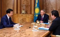 Елбасы Нурсултан Назарбаев встретился с Чрезвычайным и Полномочным Послом Китайской Народной Республики в Казахстане Чжаном Сяо