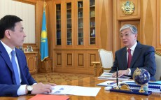 Президент Казахстана Касым-Жомарт Токаев принял акима Западно-Казахстанской области Алтая Кульгинова