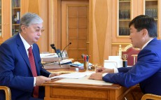 Глава государства принял Первого заместителя Председателя партии «Nur Otan» Бауыржана Байбека