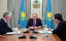 Первый Президент Республики Казахстан – Елбасы принял министра иностранных дел Бейбута Атамкулова