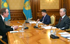 The Head of State receives President of Air Astana Peter Foster