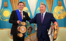 Встреча с чемпионом мира по боксу среди профессионалов по версиям WBC, WBA (Super), IBO Геннадием Головкиным