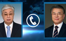 Состоялся телефонный разговор Касым-Жомарта Токаева с Президентом Республики Корея Мун Чжэ Ином
