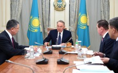 Елбасы Нурсултан Назарбаев принял заведующего Секретариатом, заместителя Председателя Ассамблеи народа Казахстана Жансеита Туймебаева