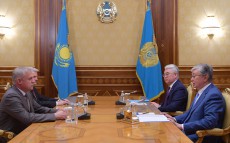 Президент Казахстана принял Государственного секретаря Совета безопасности Республики Беларусь Станислава Зася