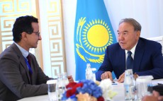 Встреча с председателем правления компании «DP World» Султаном Ахмедом бин Сулайемом