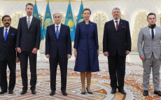 The President receives Credentials from foreign ambassadors