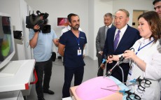 Посещение Центра роботизированной хирургии КГП «Усть-Каменогорская городская больница № 1»