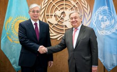 Президент Казахстана Касым-Жомарт Токаев встретился с Генеральным секретарем ООН Антониу Гутерришем