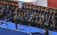 President of Kazakhstan attends the military parade on the occasion of the 75th anniversary of Victory in the Great Patriotic War