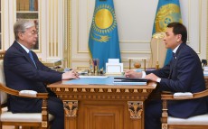 Глава государства принял акима столицы Алтая Кульгинова