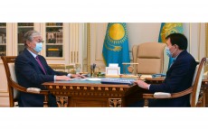Глава государства принял председателя Агентства по противодействию коррупции Алика Шпекбаева