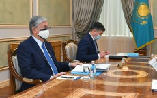 The President receives Minister of Industry and Infrastructure Development Beibut Atamkulov