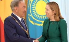 Ceremony of awarding the President of Kazakhstan with the Order of Isabella the Catholic