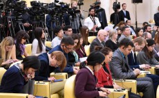 Брифинг для представителей средств массовой информации по итогам официального визита Короля Иордании Абдаллы II