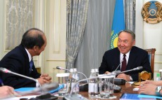 Қазақстан Президенті «Назарбаев Университеті» дербес білім беру мекемесінің президенті Шигео Катсумен кездесті