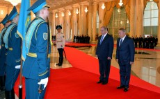 Meeting with Prime Minister of Israel Benjamin Netanyahu, who arrives in Kazakhstan on an official visit