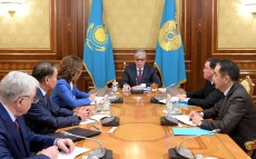 Президент Казахстана Касым-Жомарт Токаев принял Председателя Сената Парламента Даригу Назарбаеву, Премьер-Министра Аскара Мамина, Председателя Конституционного Совета Кайрата Мами, заместителя Председателя Мажилиса Парламента Владимира Божко