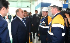 Мемлекет басшысы «Maker» жауапкершілігі шектеулі серіктестігінің Қарағанды құю-машина жасау зауытына барды