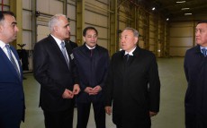 Қазақстан Президенті «Азерсун» өндіріс және логистика орталығы» жауапкершілігі шектеулі серіктестігіне барды