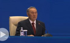 ҚР Президенті Н.Ә.Назарбаевтың Индустрияландыру күніне арналған телекөпірдің жұмысына қатысуы. 03.07.12