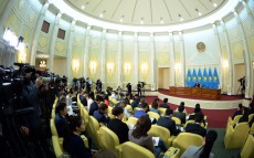 Нұрсұлтан Назарбаевтың Президент сайлауының қорытындысы бойынша берген баспасөз мәслихаты