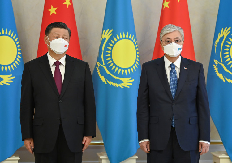 President Kassym-Jomart Tokayev held a biltaral meeting with President Xi Jinping of China
