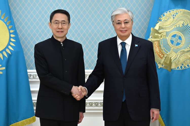 The Head of State receives the newly appointed Ambassador of the People's Republic of China to Kazakhstan, Han Chunlin