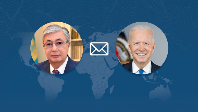 President Kassym-Jomart Tokayev sent a telegram of congratulations to President Joe Biden on the U.S. Independence Day